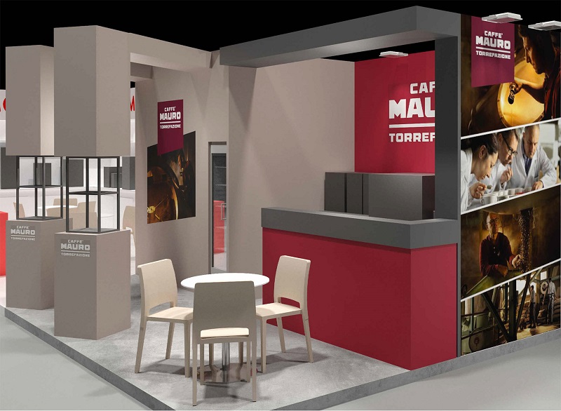 Lo stand di Caffè Mauro a Tristespresso Expo